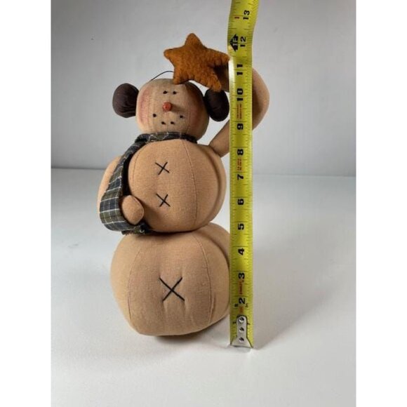 Vintage Honey and Me Snowman with Star Holiday Decor - Picture 5 of 6